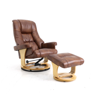 Geeksofa ZOY Chaise pivotante <span class=keywords><strong>inclinable</strong></span> en cuir et tissu <span class=keywords><strong>Fauteuil</strong></span> de loisirs <span class=keywords><strong>inclinable</strong></span> <span class=keywords><strong>Fauteuil</strong></span> simple avec pouf et fonction de massage par vibration - Product Image 4
