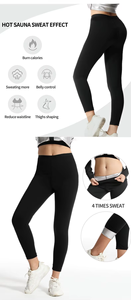 Combinaison de sport longue pour la <span class=keywords><strong>musculation</strong></span> et le fitness, brûle les graisses, évacue la transpiration, S 9XL, vêtements de sport, combinaison de sauna pour femmes - Product Image 4