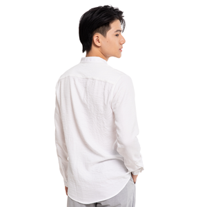 Camisa de compresión de poliéster informal para hombre personalizada al por mayor, diseño impreso, hecho en Vietnam precio competitivo, procesamiento de ropa ODM - Product Image 2