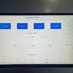 GESTER GT-LA08 컴퓨터 제어 매트리스 테스터, 가구 라인용 종합 성능 분석기, ASTM F1566, 220V, 1년 보증 - Product Image 4