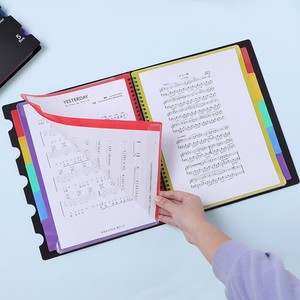 Nhựa bền thư Kích thước giấy văn phòng trường văn phòng phẩm Nòng Nọc tập tin thư mục với túi và ngạnh thư mục brads - Product Image 4