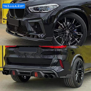 Nouveaux Kits de carrosserie LD capots de moteur en Fiber de carbone lèvre avant éclairée lèvre arrière Spoiler aile jupe arrière pour X5M <span class=keywords><strong>F95</strong></span> - Product Image 6