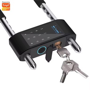 <span class=keywords><strong>Candado</strong></span> Portátil SAIJIA U6 de Aleación de Aluminio con Huella Dactilar y Aplicación Smart Life & Tuya <span class=keywords><strong>para</strong></span> Seguridad en Autos, Motos, Bicicletas y Oficinas - Product Image 1