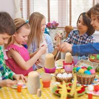 2 jeux de poupées gigognes non peintes Matryoshka en bois Kit de poupées de bricolage Personnalisez Créez votre propre poupée russe de Noël