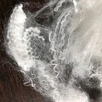 Relleno de Fibra Reciclada 100% Poliéster, Resistente a la Abrasión, para Juguetes de Peluche, Edredones y Almohadas, 4Dx51mm, Bajo Punto de Fusión, Esponjoso y con Rebote