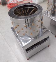 Machine à plumer les poulets automatique en acier inoxydable 220V, état neuf avec garantie d'un an, outil de retrait des plumes de volaille