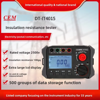 CEM High Accuracy Insulation Resistance Tester AC/DC Voltage Measurement Electrical Power Maintenance Instrument