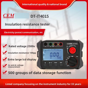 CEM Testador de Resistência de Isolação de Alta Precisão Medição de Tensão AC/DC Instrumento de Manutenção de Energia Elétrica - Product Image 4