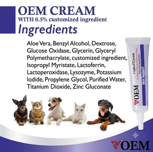 <span class=keywords><strong>Crème</strong></span> topique avec ingrédients personnalisés pour le soin de la peau, des oreilles et des yeux des chiens et des chats, soulagement des démangeaisons - Product Image 4