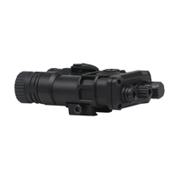 Lampe de poche laser visible ultra compacte tactique professionnelle avec vue laser infrarouge en alliage d'aluminium IP68 étanche