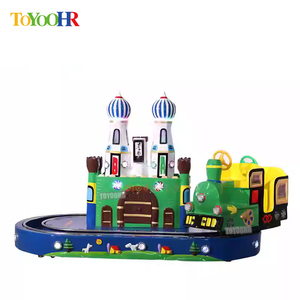 <span class=keywords><strong>Tren</strong></span> de pista eléctrico para niños, operado con monedas, con diseño de castillo redondo, para parques de atracciones y ferias, ideal para interiores. - Product Image 6