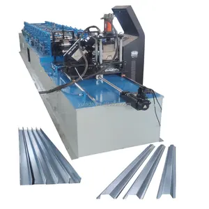 Máquina de fabricación de rollos de canal Omega C, perfil de acero, Perno de metal y pista, rodillo usado