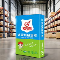 Ciment Portland auto-nivelant haute résistance à base de cendres volantes 52,5 MPa, sac de 25 kg, mortier rapide, fournisseur chinois de haute qualité, marque Angao