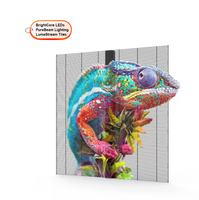 Film d'affichage LED transparent flexible haute luminosité 2025 pour fenêtre en fer, grille d'affichage LED, écran LED transparent pour aéroport et ascenseur