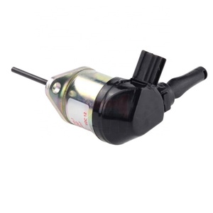 โซลินอยด์ดับเครื่องยนต์ 12V รุ่น 1A021-60017 สำหรับอะไหล่เครื่องยนต์ Kubota V1503 V1703 V2003 - Product Image 1
