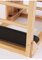 Baril d'escalade ergonomique en bois d'érable pour la santé et la force de la colonne vertébrale