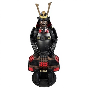 Armadura de Samurái Japonesa de Metal, Réplica de Película y Televisión, Accesorios de Vestuario Creativos para Adultos, Adorno General de Armadura - Product Image 1