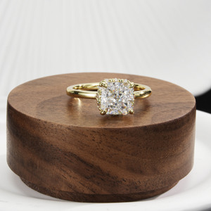 CM Jewelry Wholesale Luxury 14K Gold Plated Emerald Cut Colorful Zircon <b>Fine</b> <b>Rings</b> Pink Blue Yellow Ruby Gemstone <b>Rings</b> women - Product Image 3