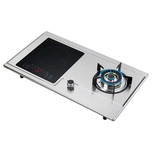 Table de cuisson <span class=keywords><strong>à</strong></span> <span class=keywords><strong>gaz</strong></span> et électrique double usage en acier inoxydable, <span class=keywords><strong>cuisinière</strong></span> <span class=keywords><strong>à</strong></span> induction encastrée pour cuisine, <span class=keywords><strong>cuisinière</strong></span> <span class=keywords><strong>à</strong></span> <span class=keywords><strong>gaz</strong></span> intelligente - Product Image 6
