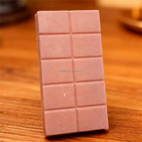 Chocolat Kataifi de Dubaï de haute qualité, saveur fraise, pistache et noix, avec garniture au chocolat, en forme d'anges rose bonbon en coton, pour barres chocolatées