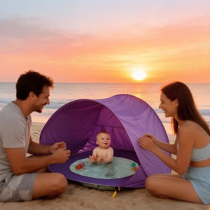 <span class=keywords><strong>Tenda</strong></span> Estiva Pieghevole Portatile PoeticExist, Una Camera da Letto, Protezione UV, Apertura Automatica Rapida, <span class=keywords><strong>Tenda</strong></span> da Campeggio per Bambini - Product Image 6