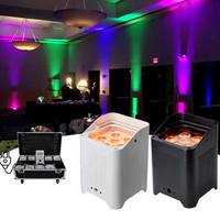 Projecteur LED PAR 6*10W avec télécommande, éclairage de scène DJ personnalisé, projecteurs LED PAR 20W