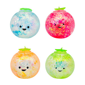 Juguetes para apretar, pelota blanda de TPR con cara, juguete para aliviar el estrés de rebote lento para niños de 5 a 7 años, unisex - Product Image 5