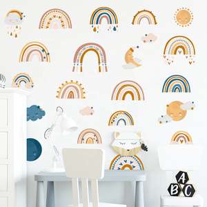 Pegatina <span class=keywords><strong>de</strong></span> <span class=keywords><strong>pared</strong></span> <span class=keywords><strong>de</strong></span> PVC <span class=keywords><strong>de</strong></span> combinación personalizada <span class=keywords><strong>para</strong></span> habitación <span class=keywords><strong>de</strong></span> bebé, pegatinas <span class=keywords><strong>de</strong></span> animales <span class=keywords><strong>de</strong></span> dibujos animados - Product Image 2