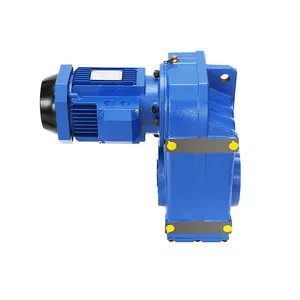 high quality F Parallel shaft helical gear worm reducer gearbox