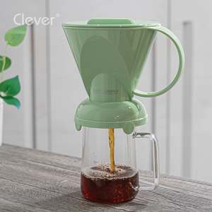 Clever Dripper Mr. Cafetera de goteo Clever Commercial, color verde manzana, trapezoidal, de plástico, 500 ml, para buffet de hotel, gran volumen. - Product Image 5