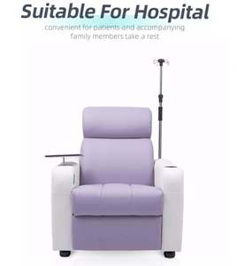 वाइप रूम/ब्लड डोनेशन इलेक्ट्रिक मेडिकल चेयर/डायलिसिस चेयर के लिए हॉट-सेलिंग लक्जरी इलेक्ट्रिक ट्रांसफ्यूजन चेयर - Product Image 5