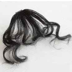 Transformación de postizo frontal de estilo firme con parte de flecos para peinar el cabello - Product Image 1