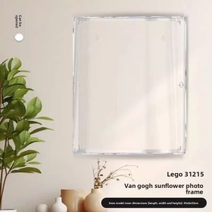 Marco <span class=keywords><strong>de</strong></span> Fotos Acrílico Transparente con Diseño <span class=keywords><strong>de</strong></span> Girasoles <span class=keywords><strong>de</strong></span> Van Gogh, Caja <span class=keywords><strong>de</strong></span> Almacenamiento a Prueba <span class=keywords><strong>de</strong></span> Polvo para <span class=keywords><strong>Lego</strong></span> 31215, para Sala <span class=keywords><strong>de</strong></span> Estar o Dormitorio - Product Image 5