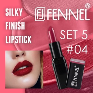 FENNEL Silky Finish <b>Lipstick</b> Shiny Lip Private Label Hydrating <b>Lipstick</b> And Smudge Proof For Smooth And Silky Lips Natural Looks - Product Image 3