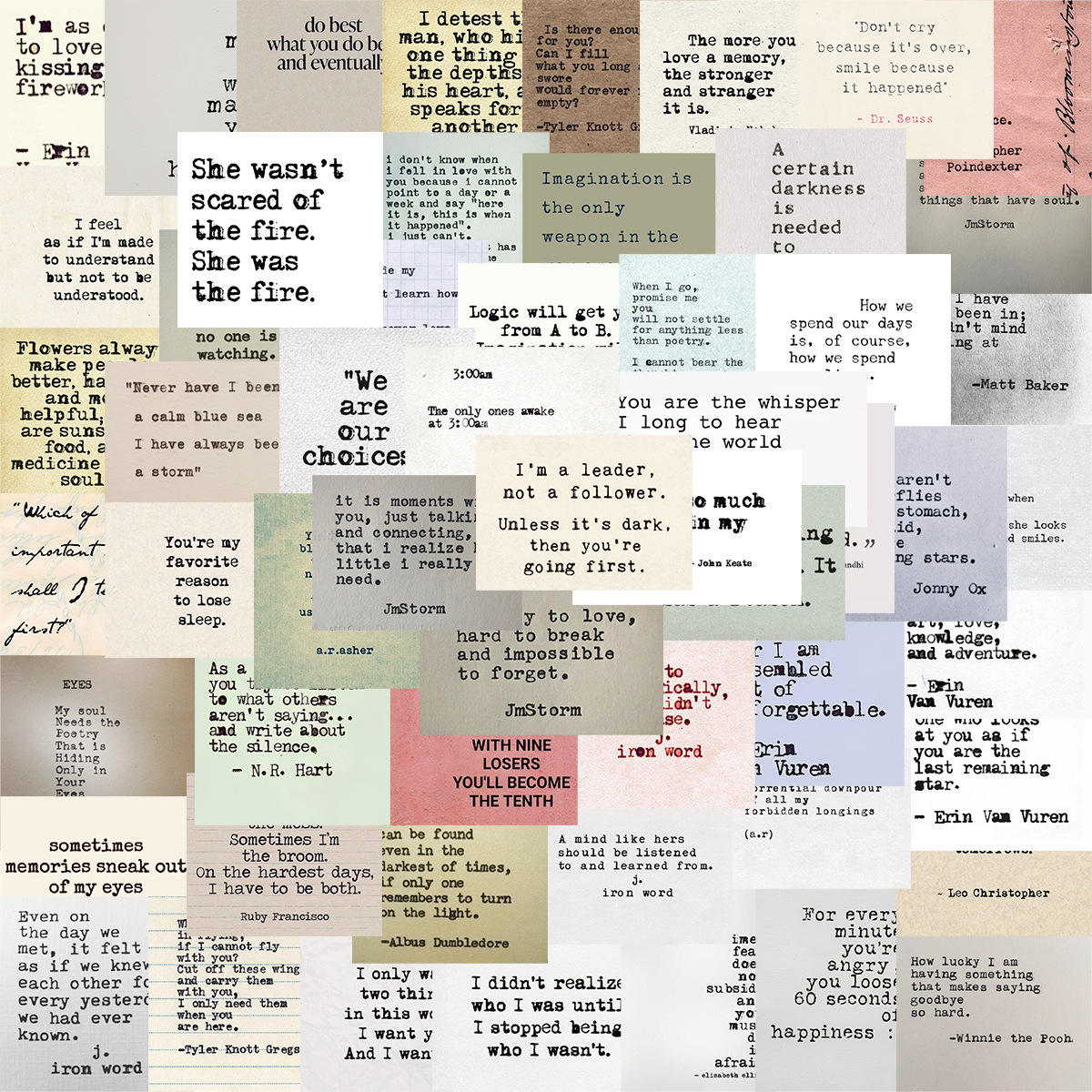 15516 colorés (50 pièces/ensemble)