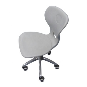 Modern Swivel Training <strong>Chair</strong> with Metal Frame and Plastic <strong>Shell</strong> School <strong>Chair</strong> with Moving Wheels - Product Image 4