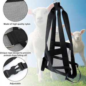 Sac de pesage pour animaux de compagnie, balance suspendue en nylon noir pour utilisation en élevage de poulets MZSNSQ 193 - Product Image 3