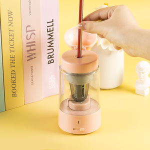 Sacapuntas Eléctrico con Diseño de Conejito Rosa para Niños, Carga USB, Parada Automática, <span class=keywords><strong>Tres</strong></span> Niveles de Afilado - Product Image 3
