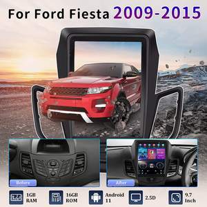 Podofo Autoradio Android 9,7 Pouces pour <span class=keywords><strong>Ford</strong></span> <span class=keywords><strong>Fiesta</strong></span> 2012-2015 avec Carplay Android Auto GPS Wifi Hifi FM RDS Micro Caméra - Product Image 2