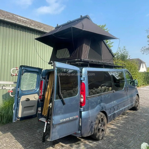 Tente de toit de camping DrunkenXp X-hinges Inside, largeur 1,32 m, haute, avec coins en aluminium pour voiture - Product Image 1