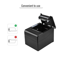 Impresora Térmica de Recibos de Alta Velocidad de 260 mm/s, Impresora Térmica Directa de Tickets para Punto de Venta, Interfaz USB, LAN, BT, RS232, WIFI Opcional