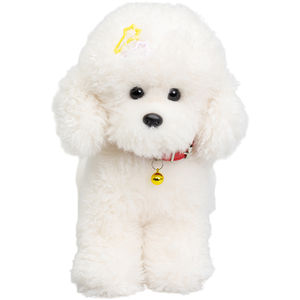 Peluche <span class=keywords><strong>Bichon</strong></span> Frisé Personnalisée - Peluche Caniche Personnalisable OEM/ODM, Adorable Peluche Chien Doux pour Cadeaux et Branding - Product Image 4