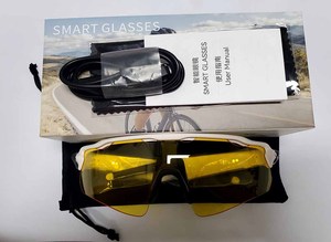 Outdoor Smart Sports Cycling Glasses Remote Take <b>Camera</b> Voice Assistance Bicycle Driving Running Windproof <b>PC</b> Sport Sunglasses - Product Image 3