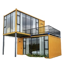 Conteneur Modulaire Préfabriqué Isolé en Acier de 20 pieds, Démontable et Portable, Prêt à l'emploi, pour Hôtel ou Bureau