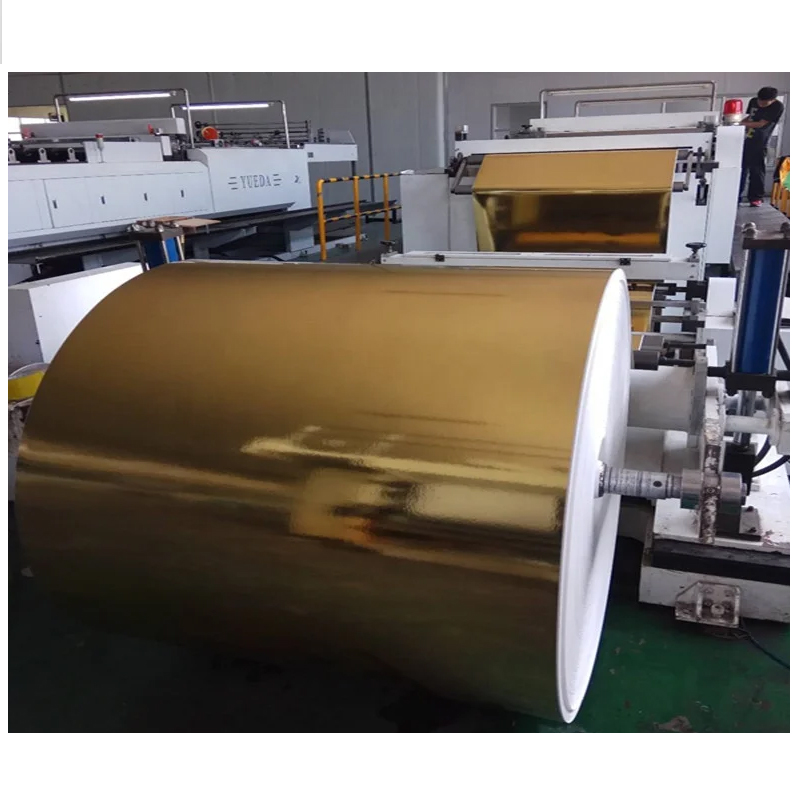Golden Color Metallic Print Cardboard