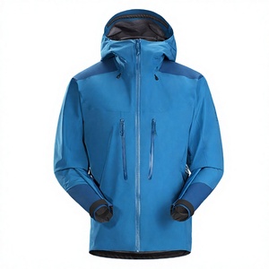 Chaqueta de Motocicleta con Capucha para Hombre Styliro, Impermeable, Deportiva, Negra y Amarilla con Bloques de Color, Bordado y Cierre Frontal con Cremallera - Product Image 1