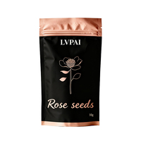 Sachet alimentaire personnalisé imprimé trois côtés scellés motif tournesol, pochette en aluminium laminé, sac écologique pour graines et snacks