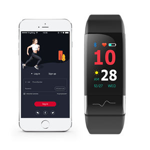 J-Style <span class=keywords><strong>ECG</strong></span> Podomètre Montre Intelligente Bracelet Fréquence Cardiaque Pression Artérielle Suivi de Santé Moniteur <span class=keywords><strong>ECG</strong></span> Avec Ppg - Product Image 3