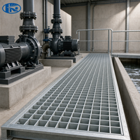 Grille de protection en acier inoxydable pour plateforme de pénétration de tuyaux, passerelle, usine industrielle, forme personnalisée, grille métallique pour sol, parc et zone incendie