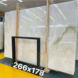 Lastra di <span class=keywords><strong>Marmo</strong></span> Bianco Naturale YDSTONE Personalizzata, Prezzo Conveniente, <span class=keywords><strong>Onice</strong></span> Bianco Retroilluminato per Piani di Lavoro e Vanità - Product Image 1
